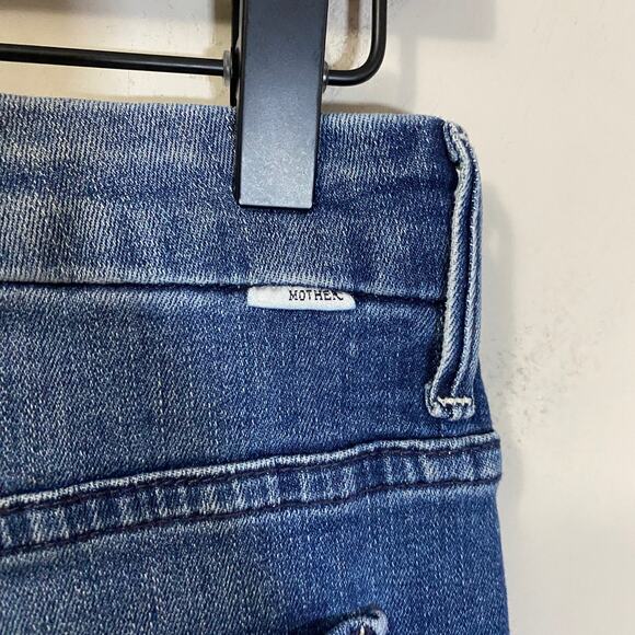 MOTHER High Waisted Looker Ankle Chew Jeans Just Like The Ones We .. Wash Sz 28 - Picture 9 of 16